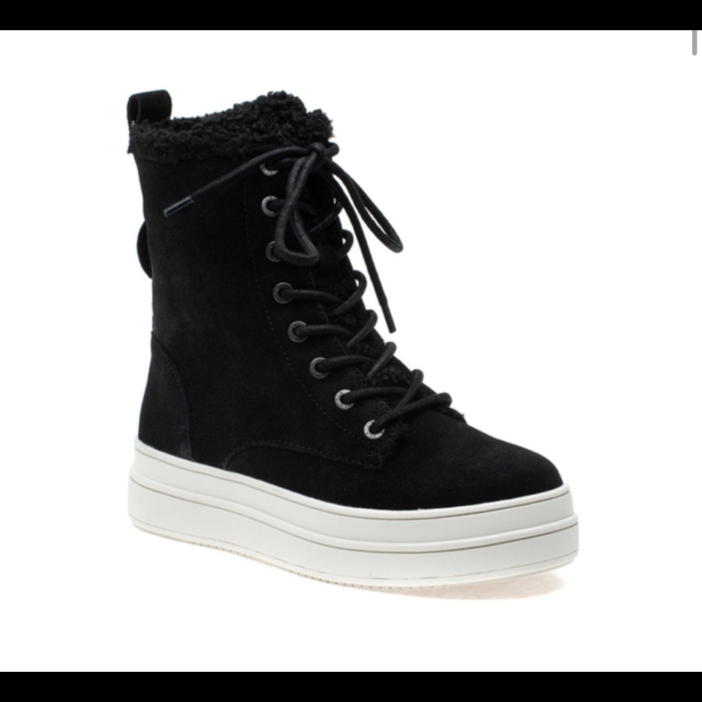 Brand New Jslides TORRIE Black Waterproof Suede Boot